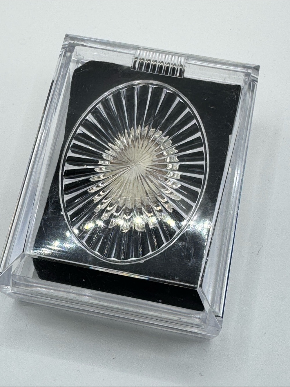 Vintage 14K White Gold & Real Shell Cameo Pin Brooch - Picture 5 of 13